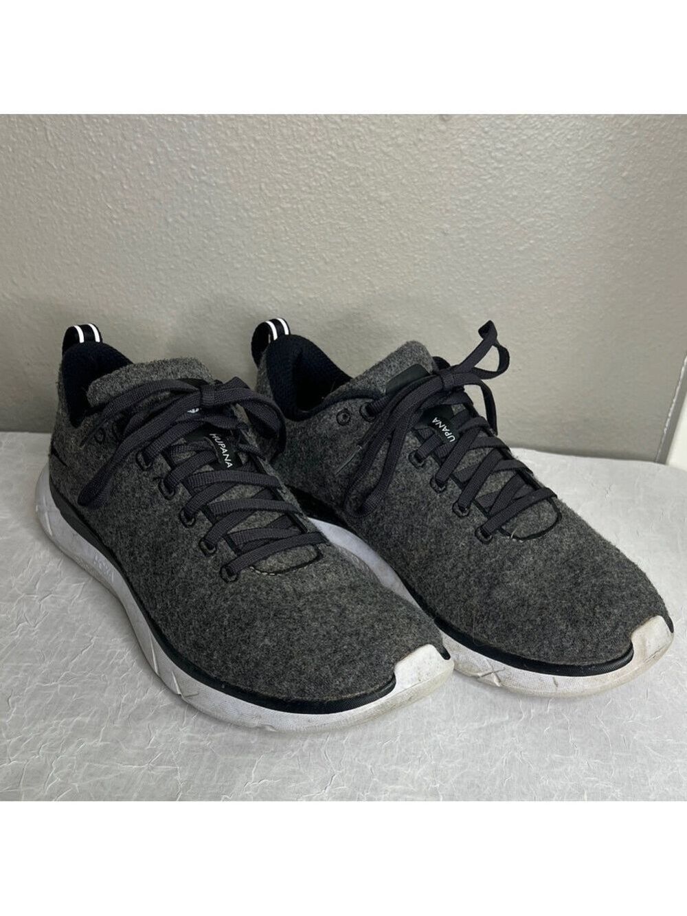 Hoka Women’s Hupana Charcoal Wool Road Running Shoes Size 8.5